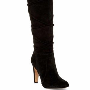 Vince Camuto black suede boots. Size 11